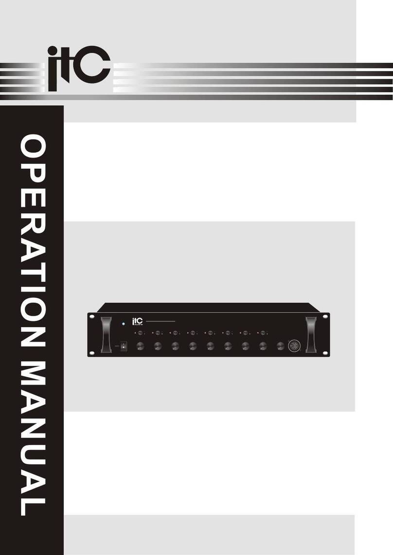 ITC Audio T-6240B User manual