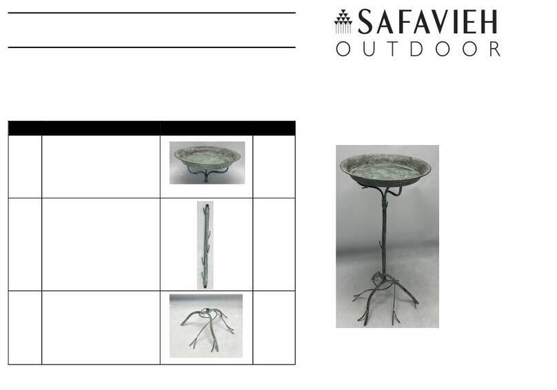 Safavieh Outdoor Nigel PAT5032 manual Safavieh Outdoor Nigel PAT5032 manual