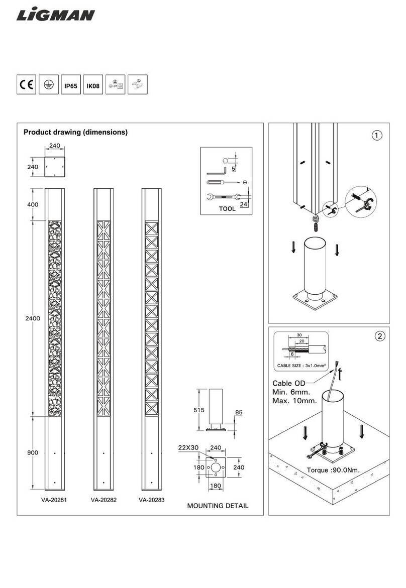 LIGMAN VANCOUVER 62 User manual