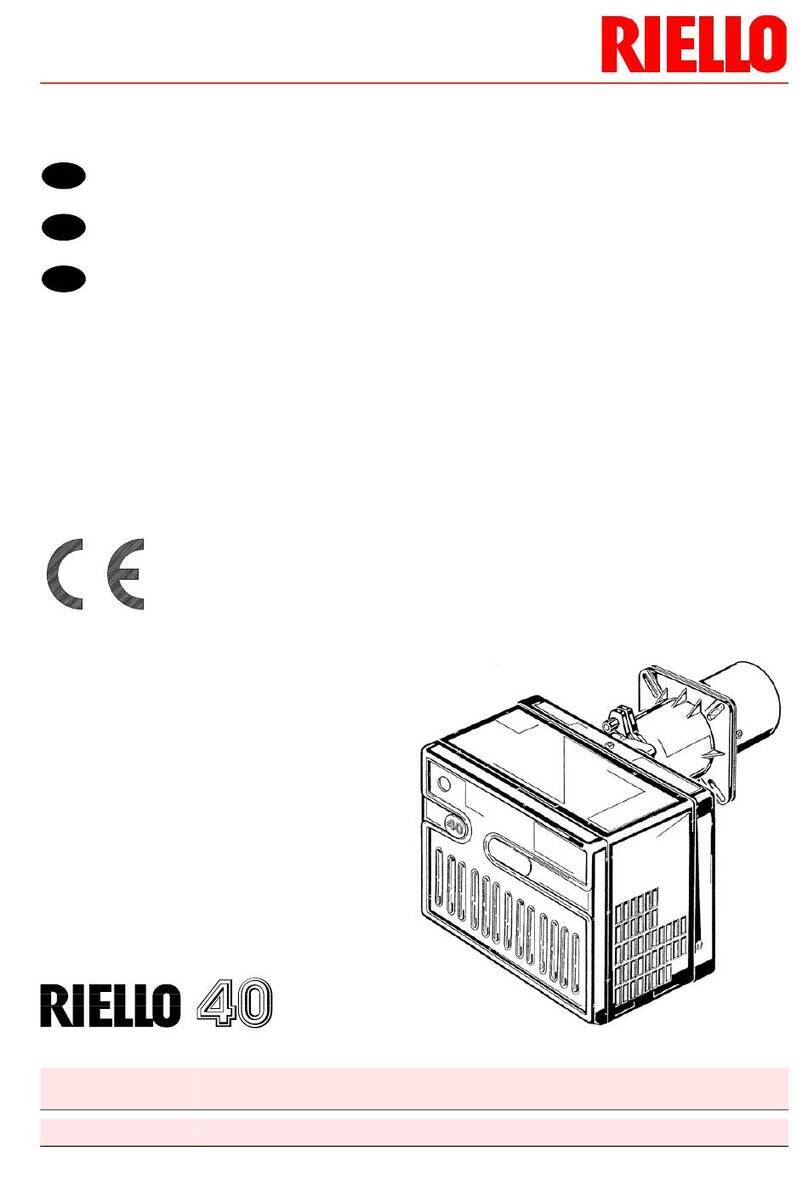 Riello 569T30 Installation, use and maintenance instructions