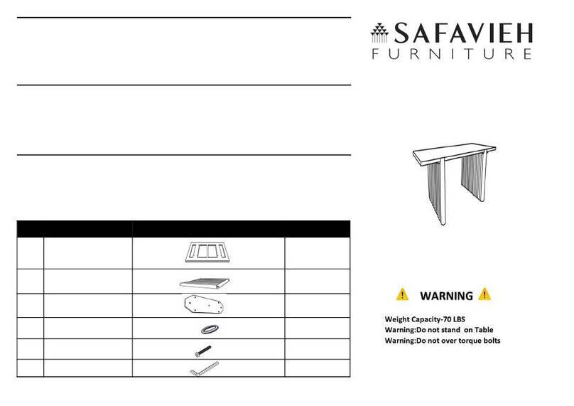 Safavieh Furniture Buckley ACC9711 manual