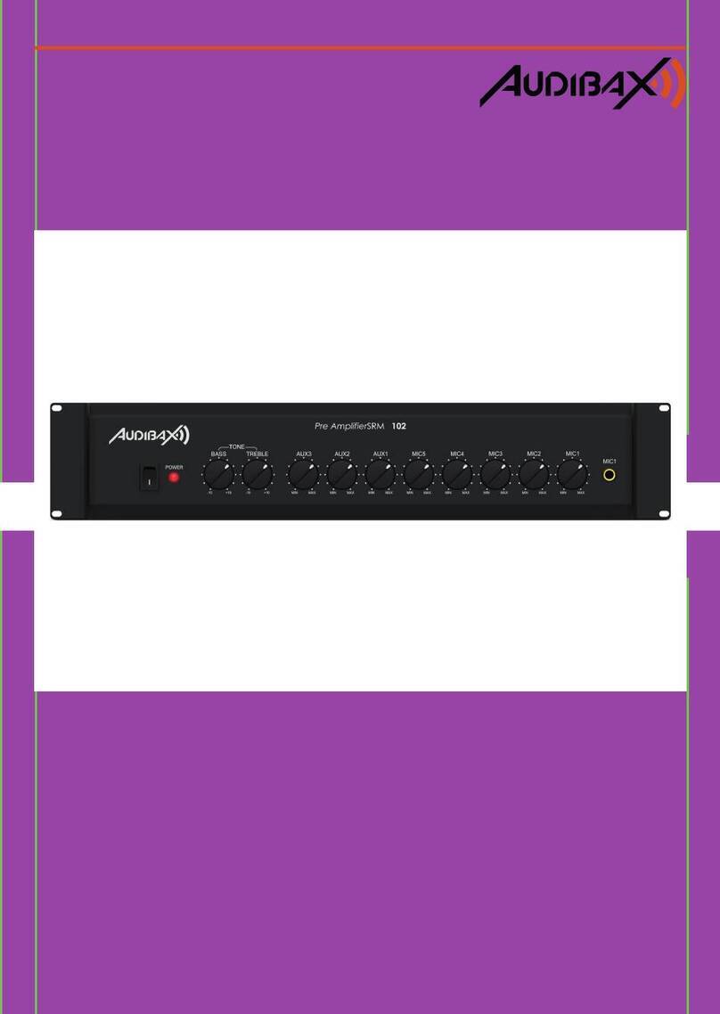 Audibax SRM102 user manual