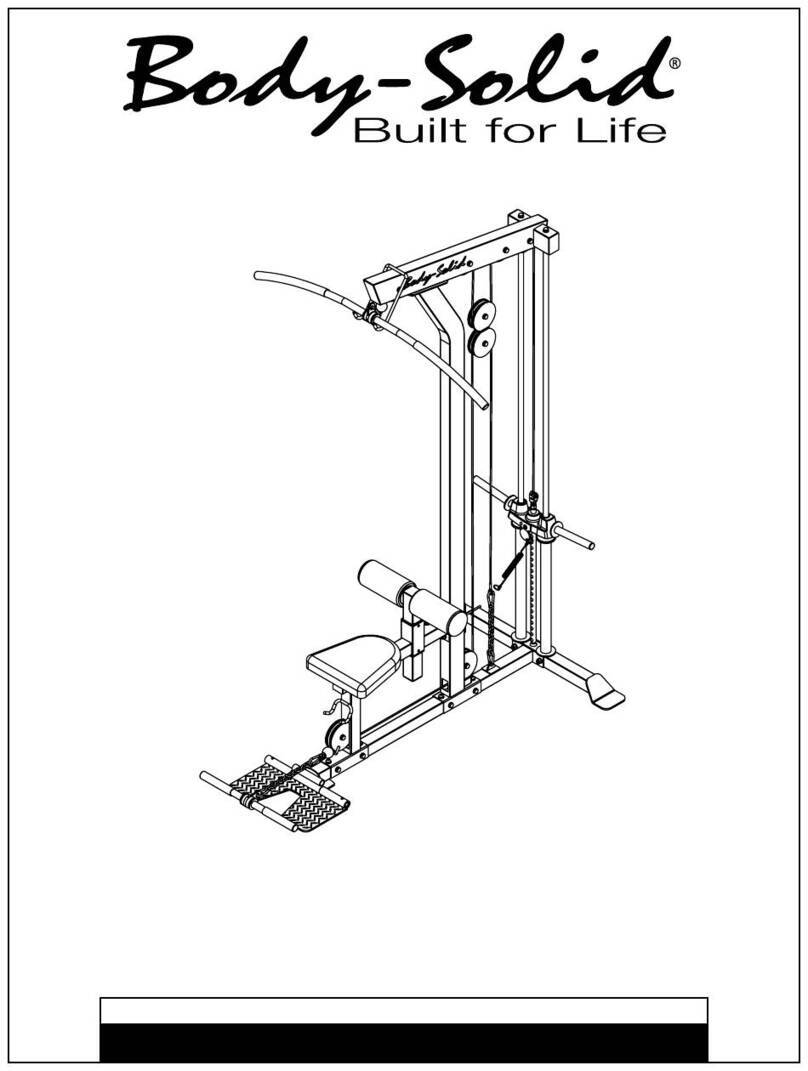 Body Solid GLM85B User manual