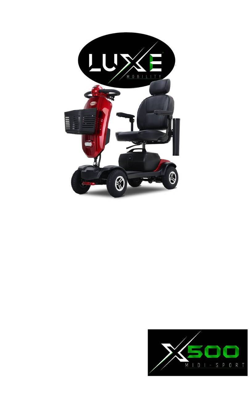 LUXE MOBILITY X500 Midi Sport owner's manual
