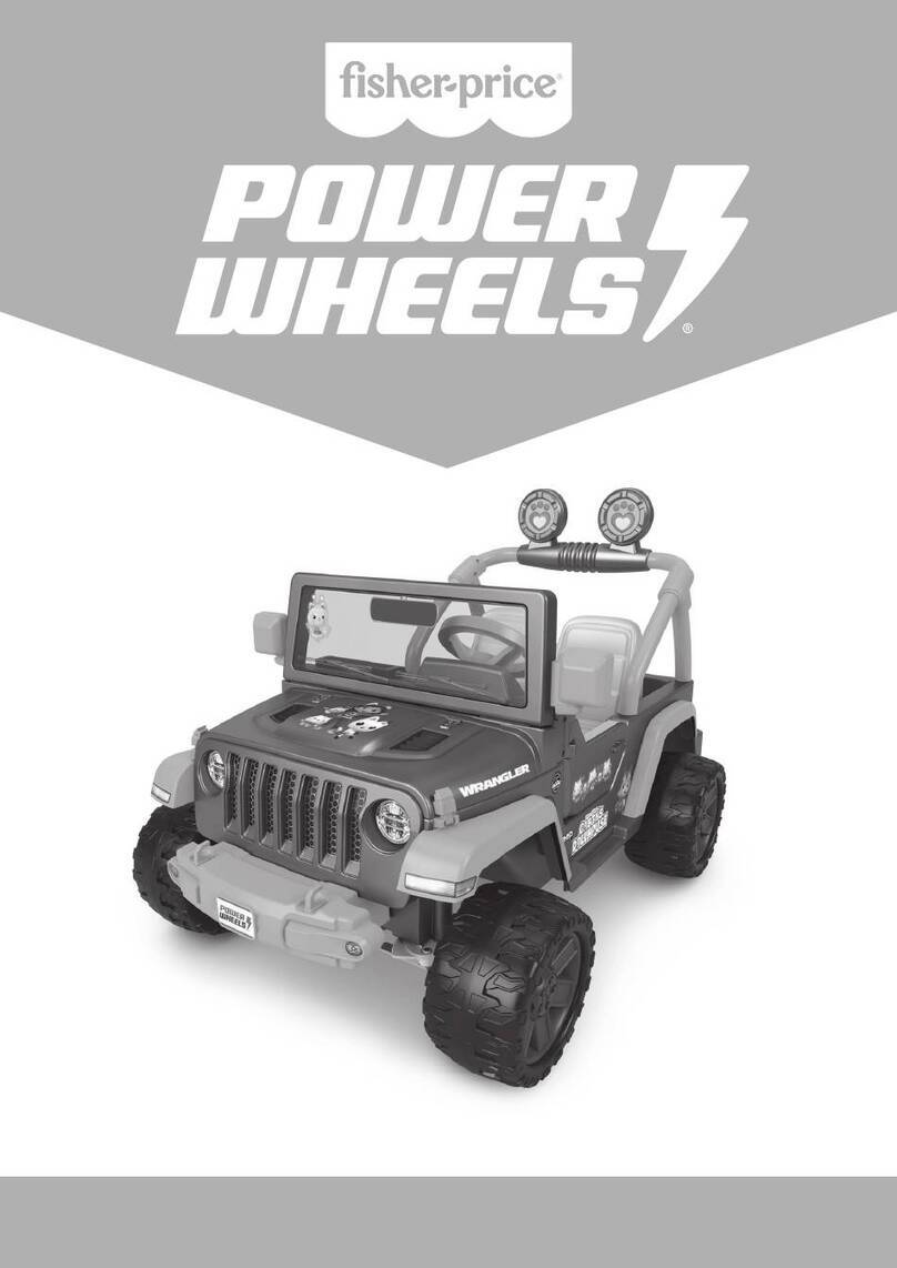 Fisher-Price POWER WHEELS HPX71 owner's manual