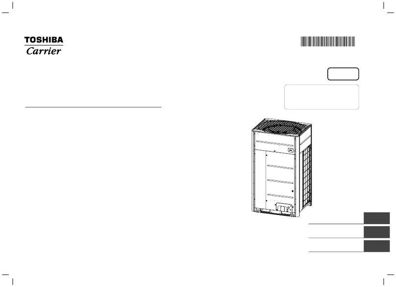 Carrier Toshiba MMY-MUP0721FT6P-UL User manual