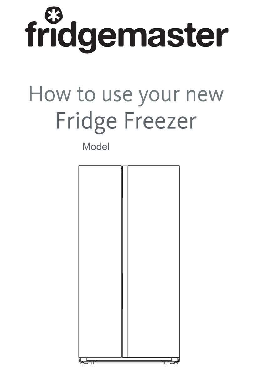 Fridgemaster MS91518FBS Operating instructions
