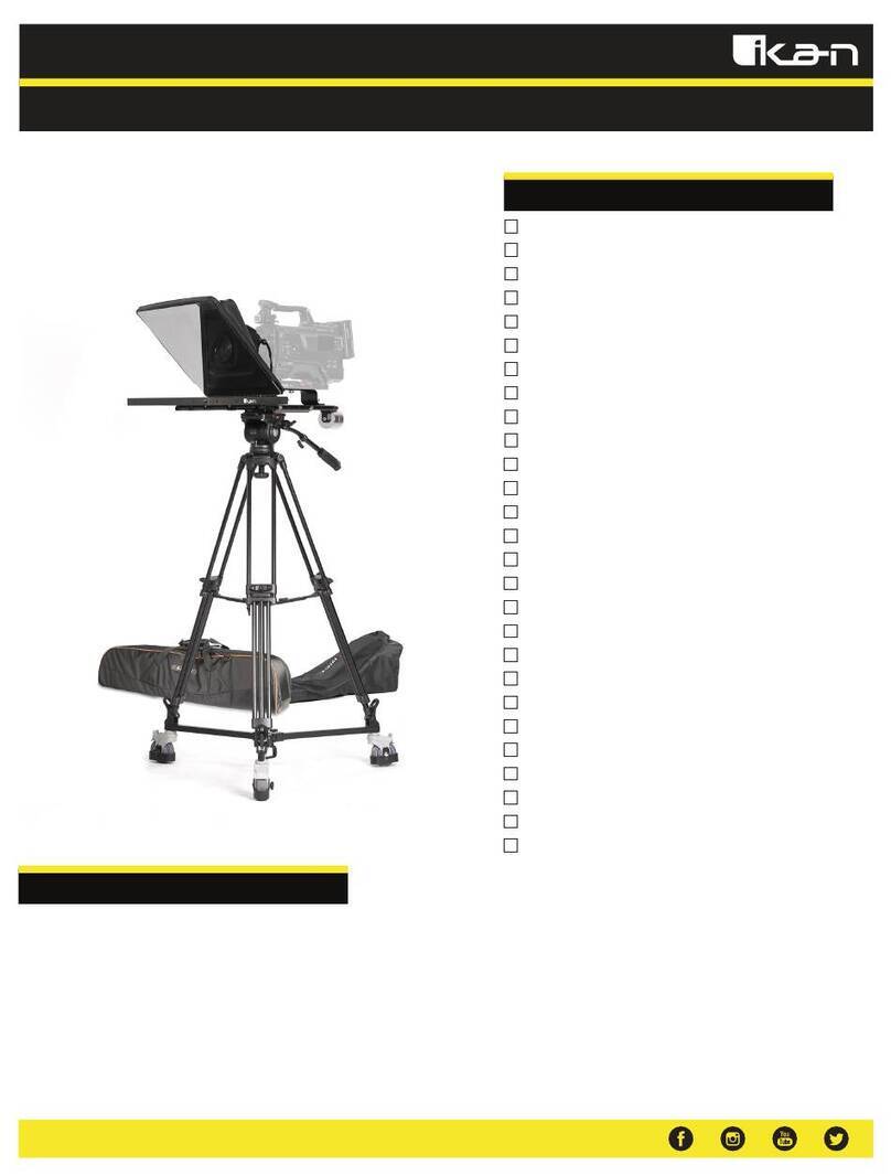Ikan PT4500W-TRIPOD User manual