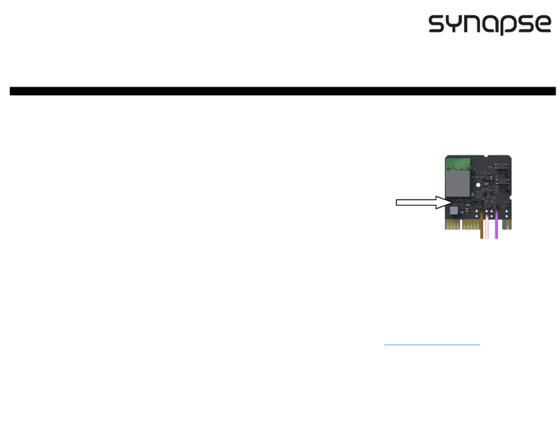 Synapse DIM10-087-06-F3W User manual Synapse DIM10-087-06-F3W User manual