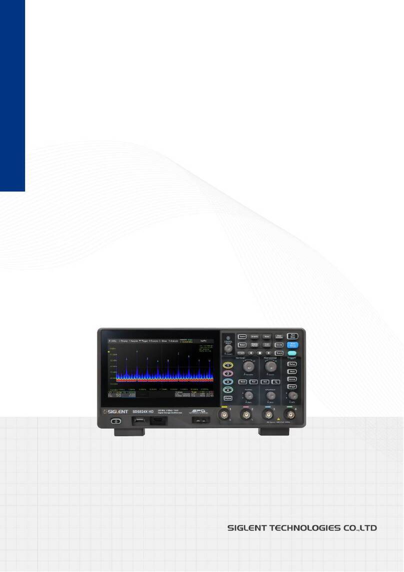 SIGLENT SDS800X HD Series User manual