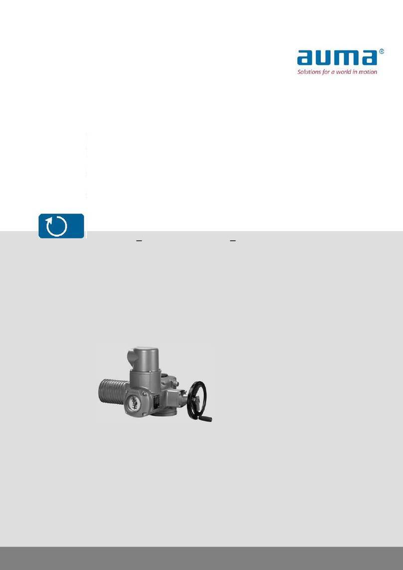 AUMA SA 16.1 User manual