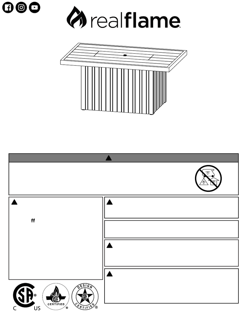 RealFlame 13034LP owner's manual