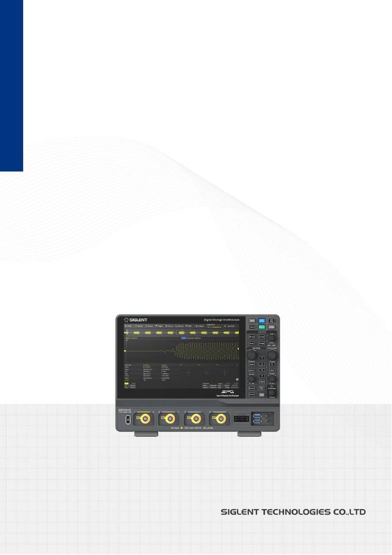 SIGLENT SDS3000X HD Series user manual