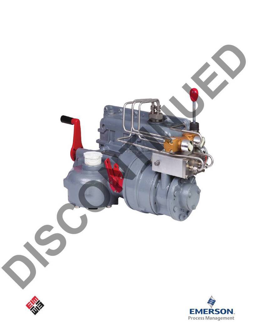 Emerson 2000LP Series Installation, operation and maintenance manual