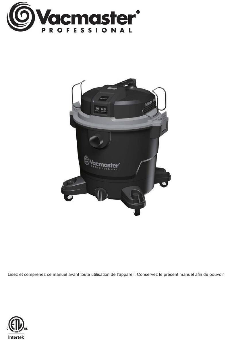 Vacmaster VJH1612PF 0202 Operator's manual
