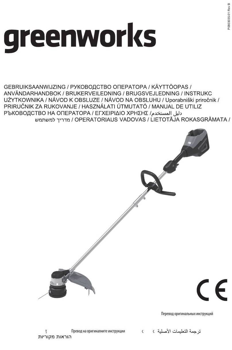 GreenWorks GD60BC User manual