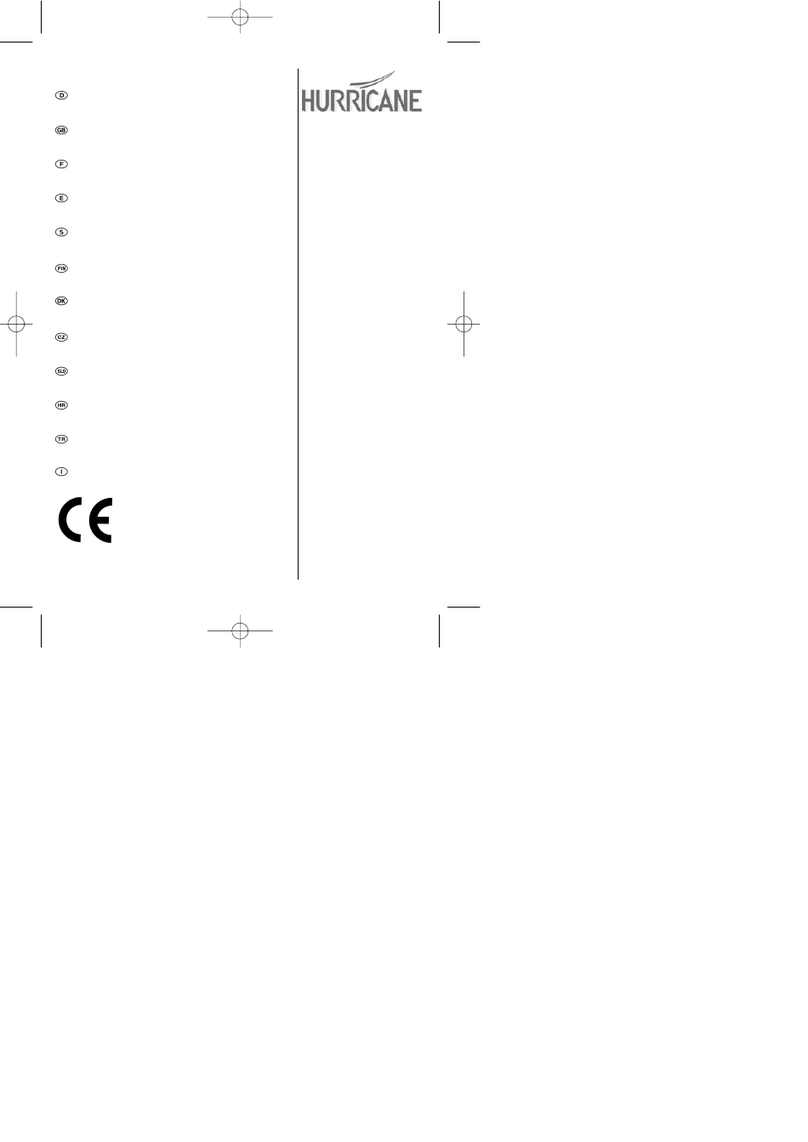 Hurricane HMH 41 operating instructions