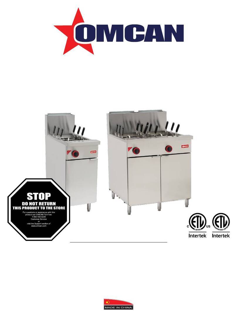 Omcan CE-CN-0011-NG instruction manual