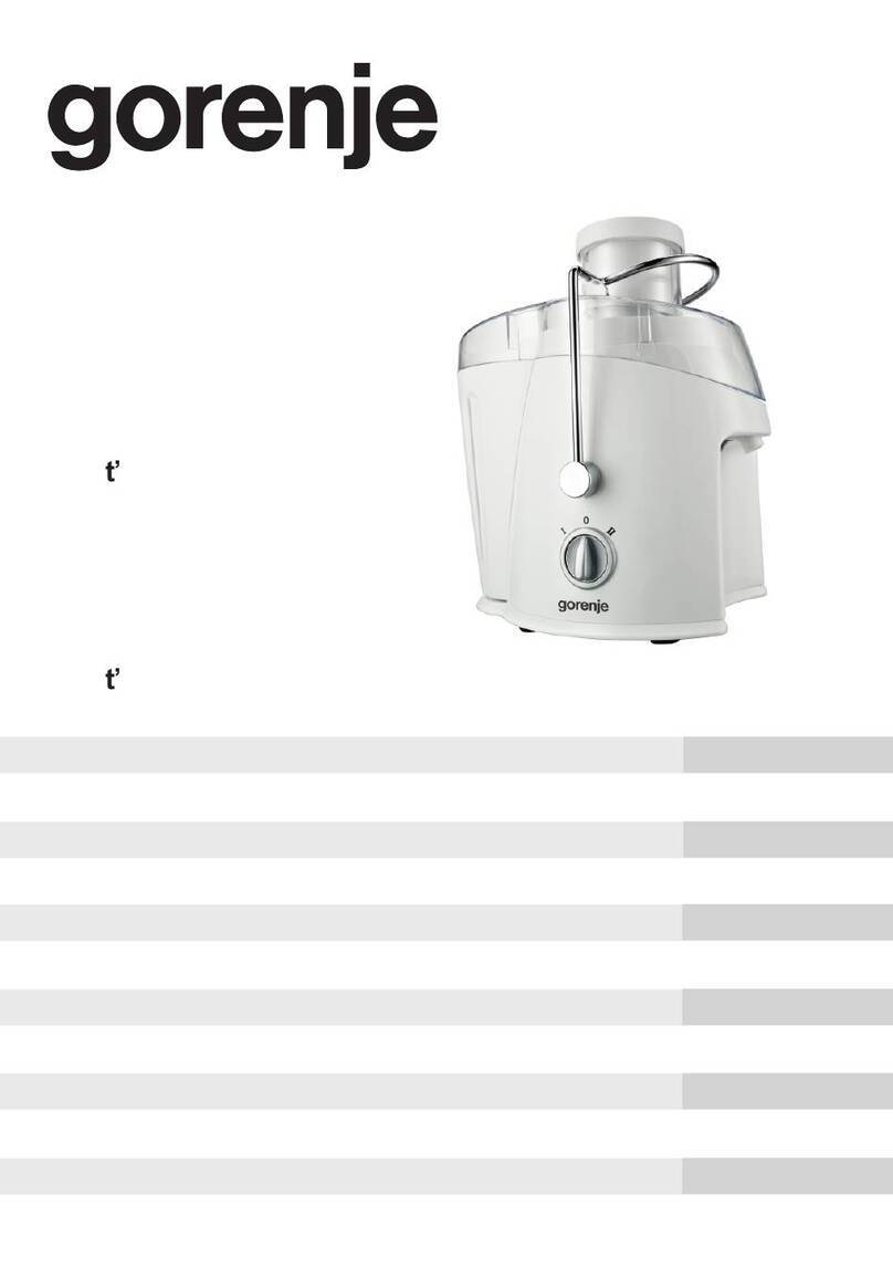 Gorenje JC 450 W instruction manual