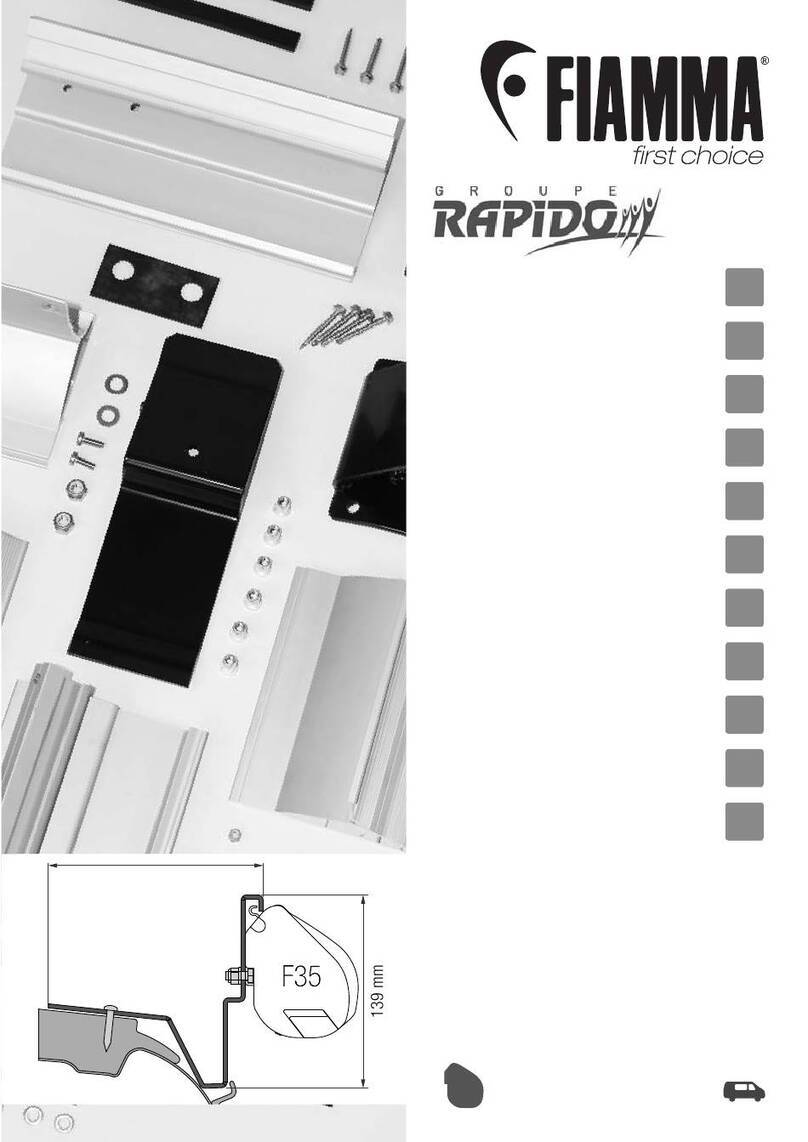 Fiamma 98655Z034 installation instructions