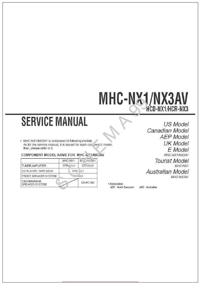 Sony MHC-NX1AV User manual
