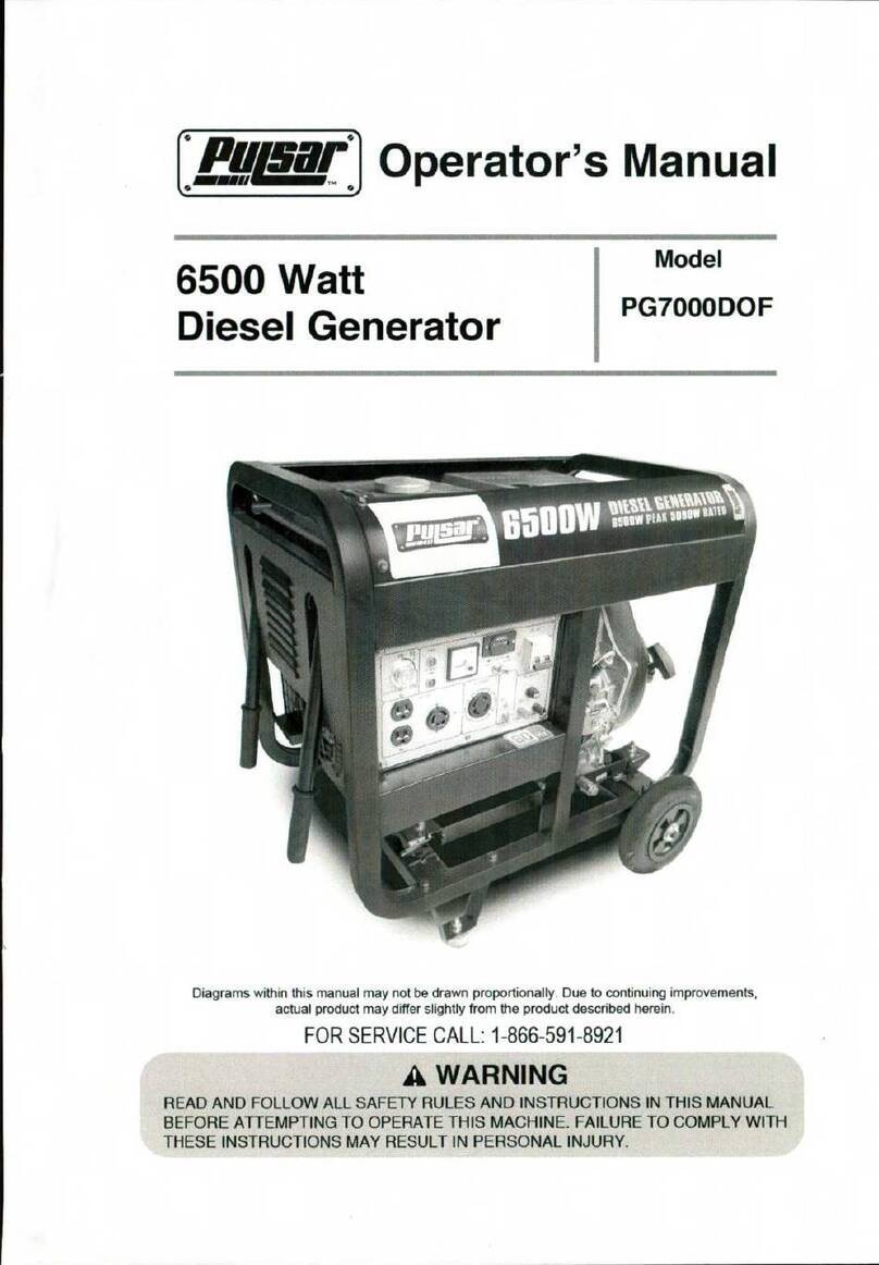 Pulsar PG7000DOF Operator's manual