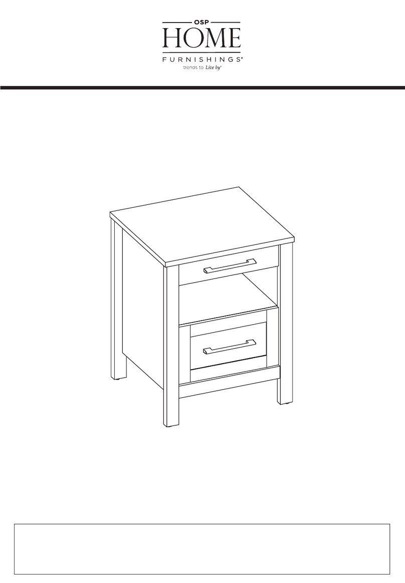 OSP Home Furnishings SK24NS Assembly instructions