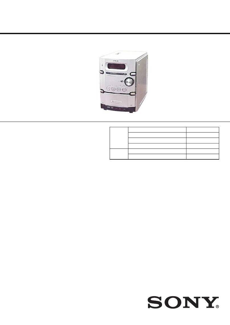 Sony hcd-hpx10w User manual Sony hcd-hpx10w User manual