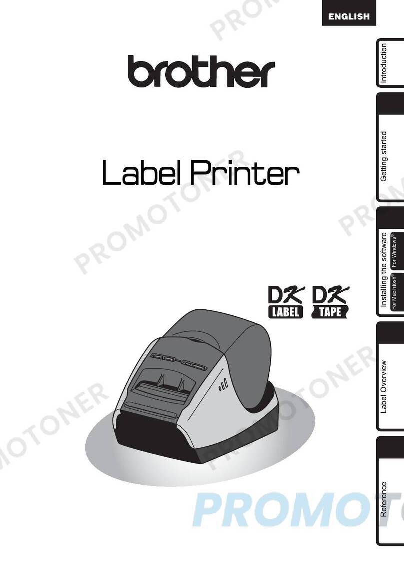 Brother QL-570N Manual instruction