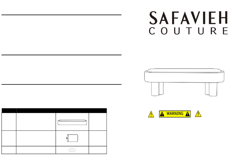 SAFAVIEH COUTURE Katianna SFV5080 manual
