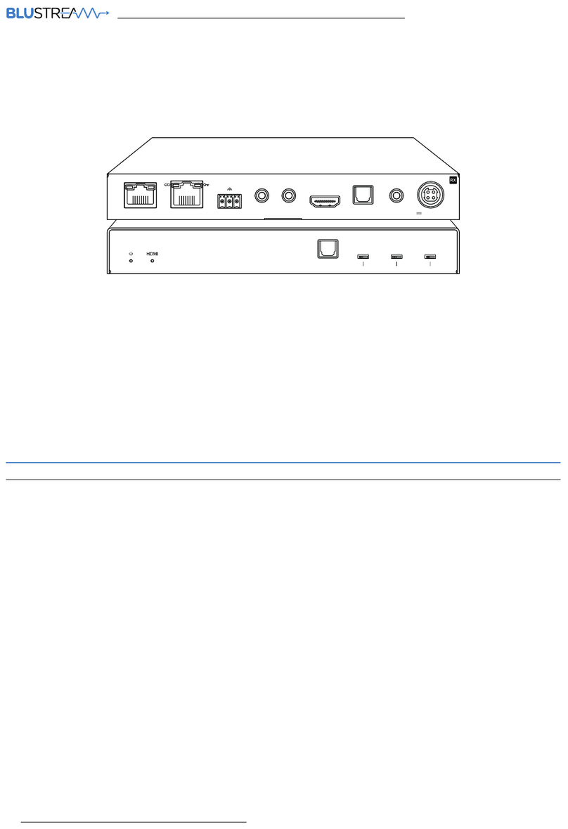 Bluestream RX18G Quick reference guide