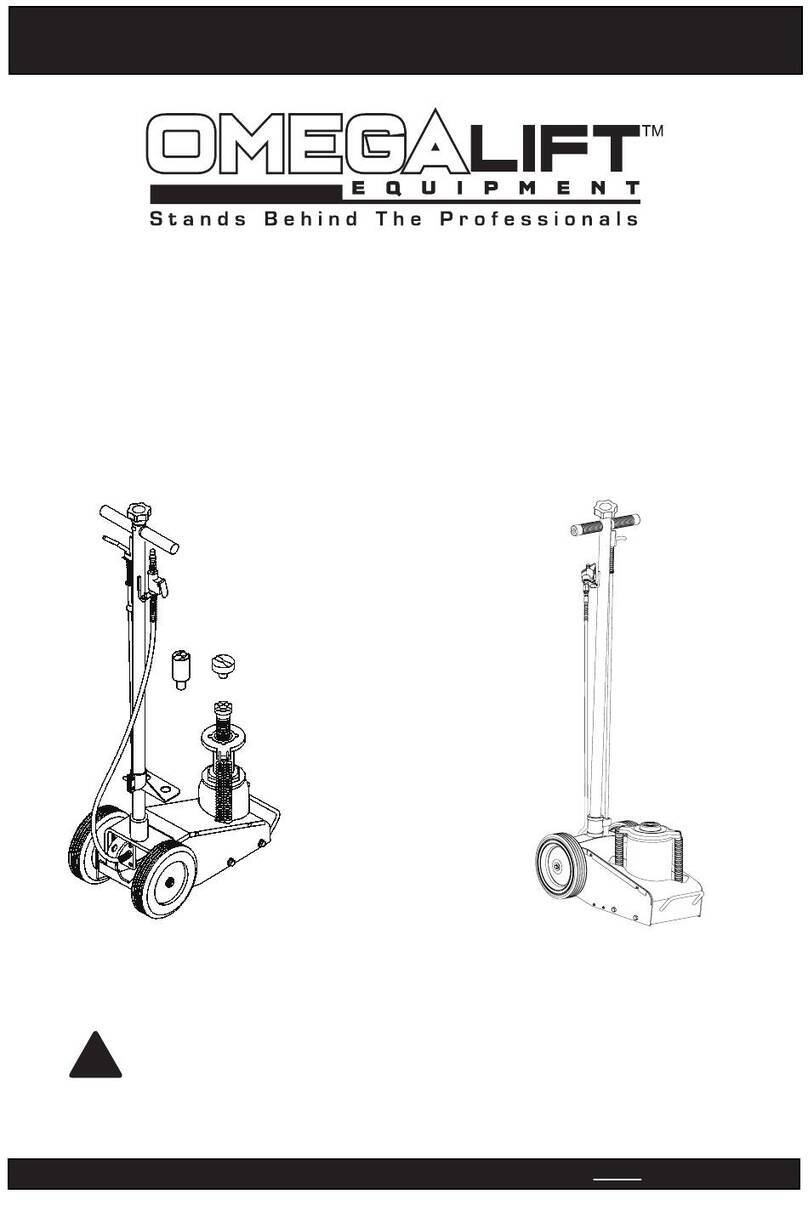 SFA OMEGALIFT 23222C Operating instructions & parts manual