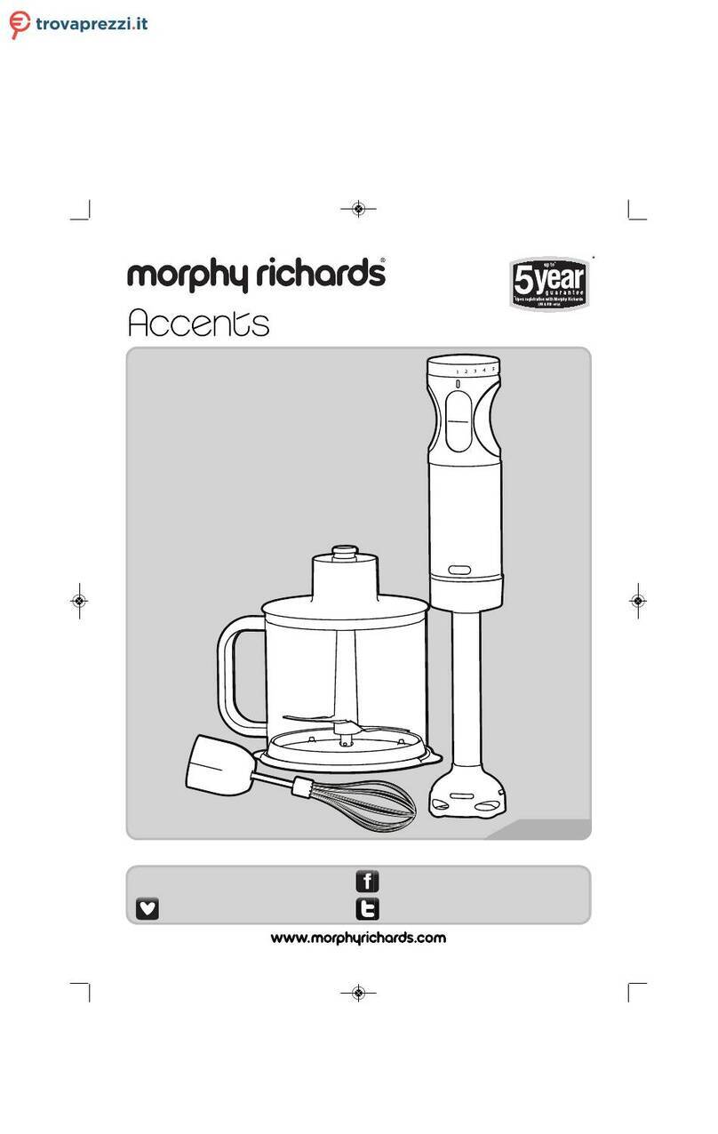 Morphy Richards Accents 48987 instructions