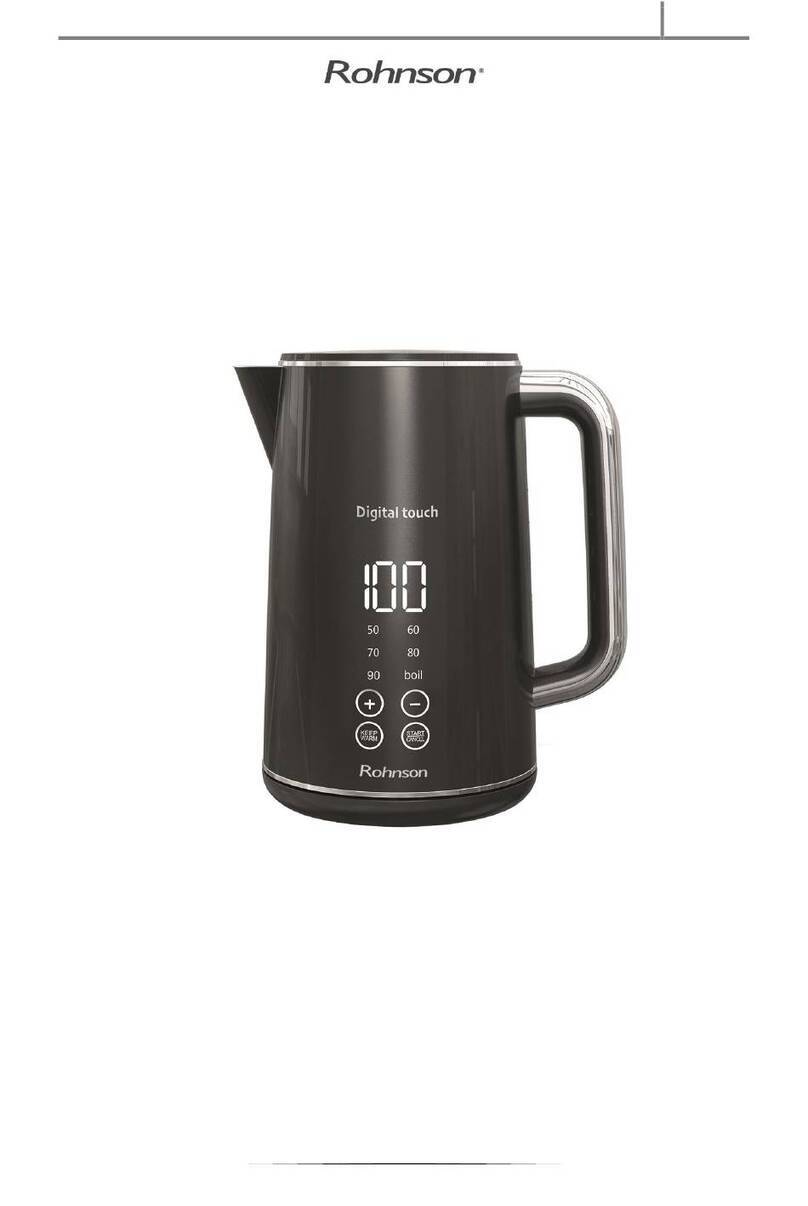 Rohnson Digital touch R-7600 instruction manual