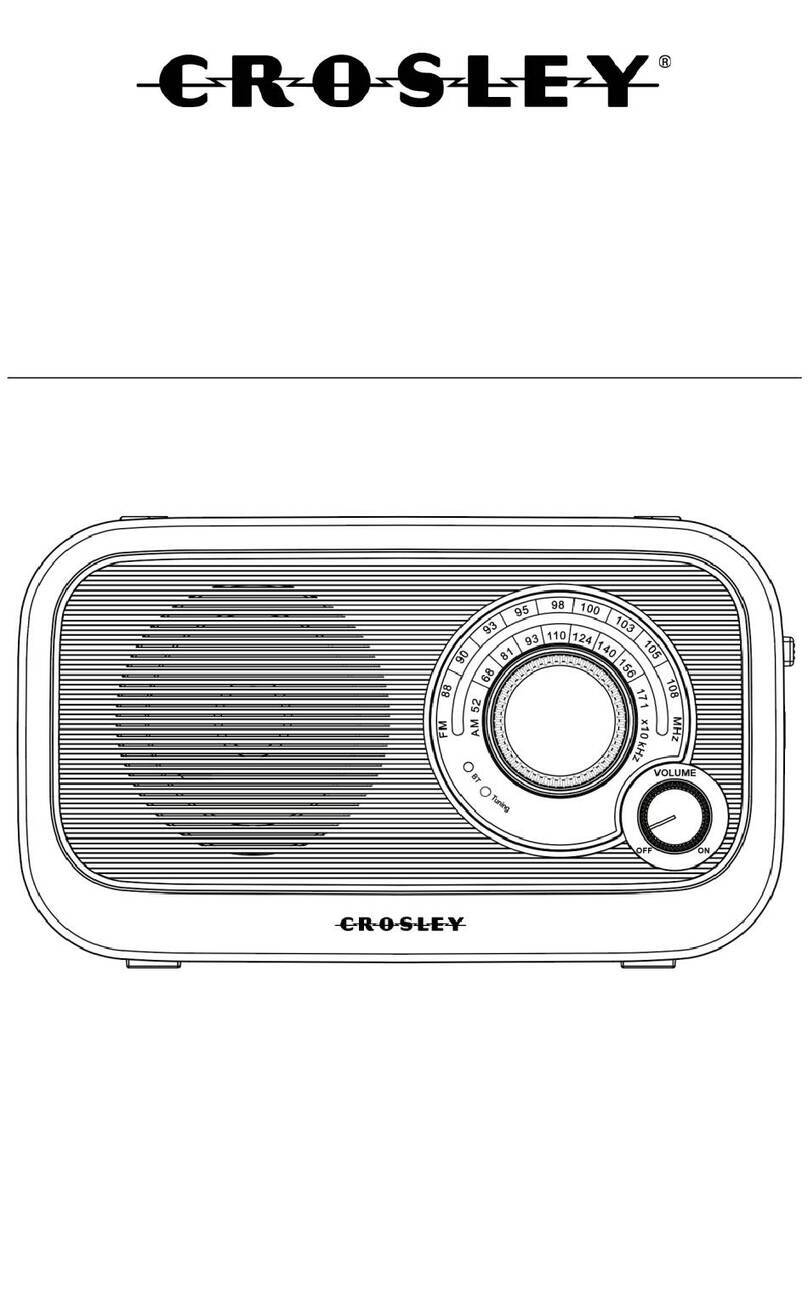 Crosley CR3041A User manual
