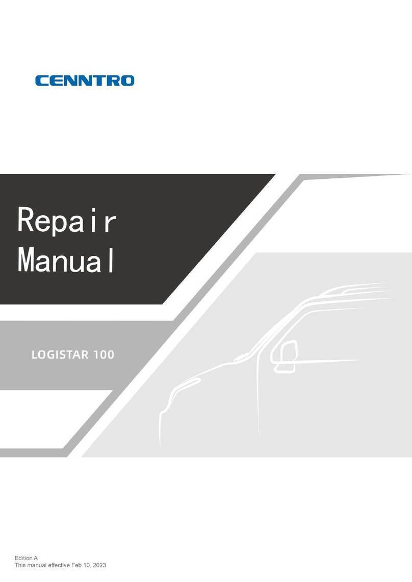 CENNTRO LOGISTAR 100 Operating instructions