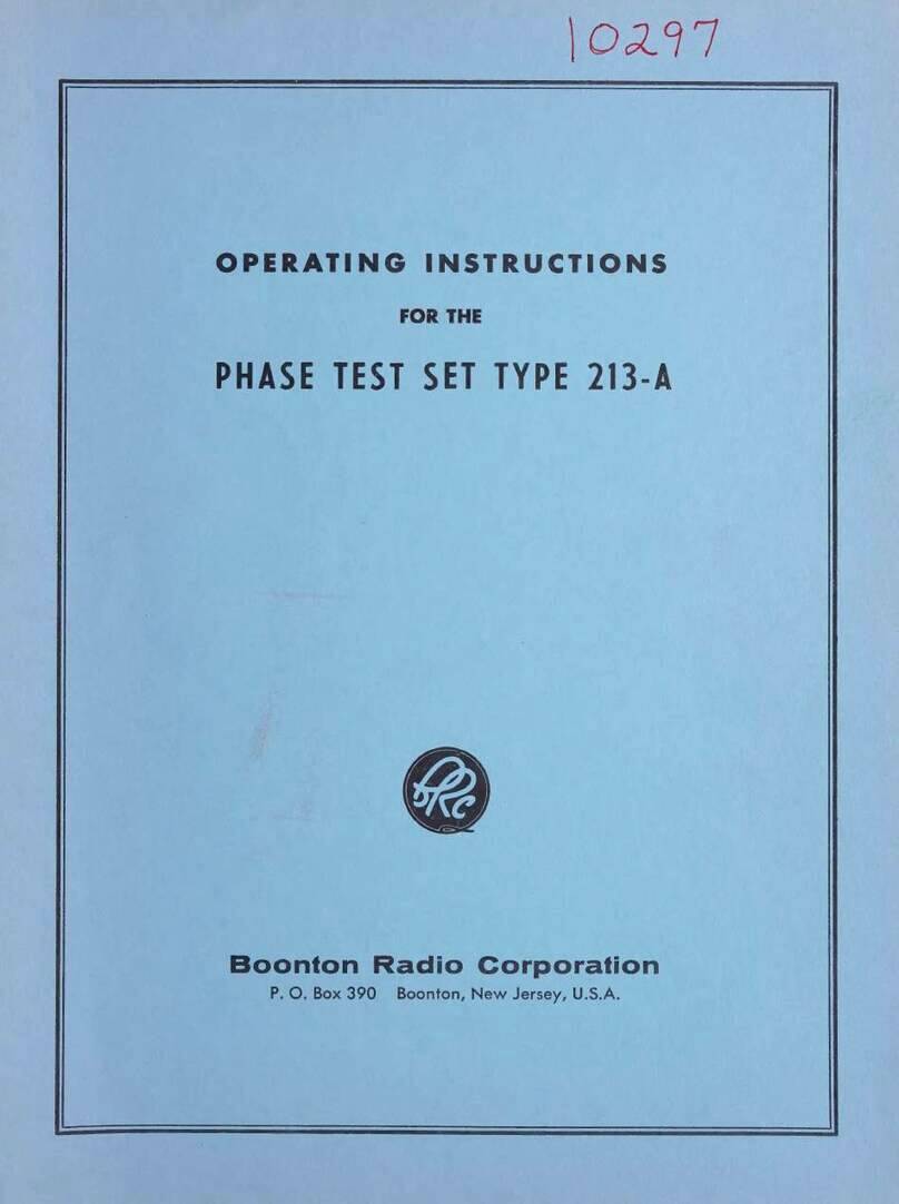 Boonton 213-A operating instructions