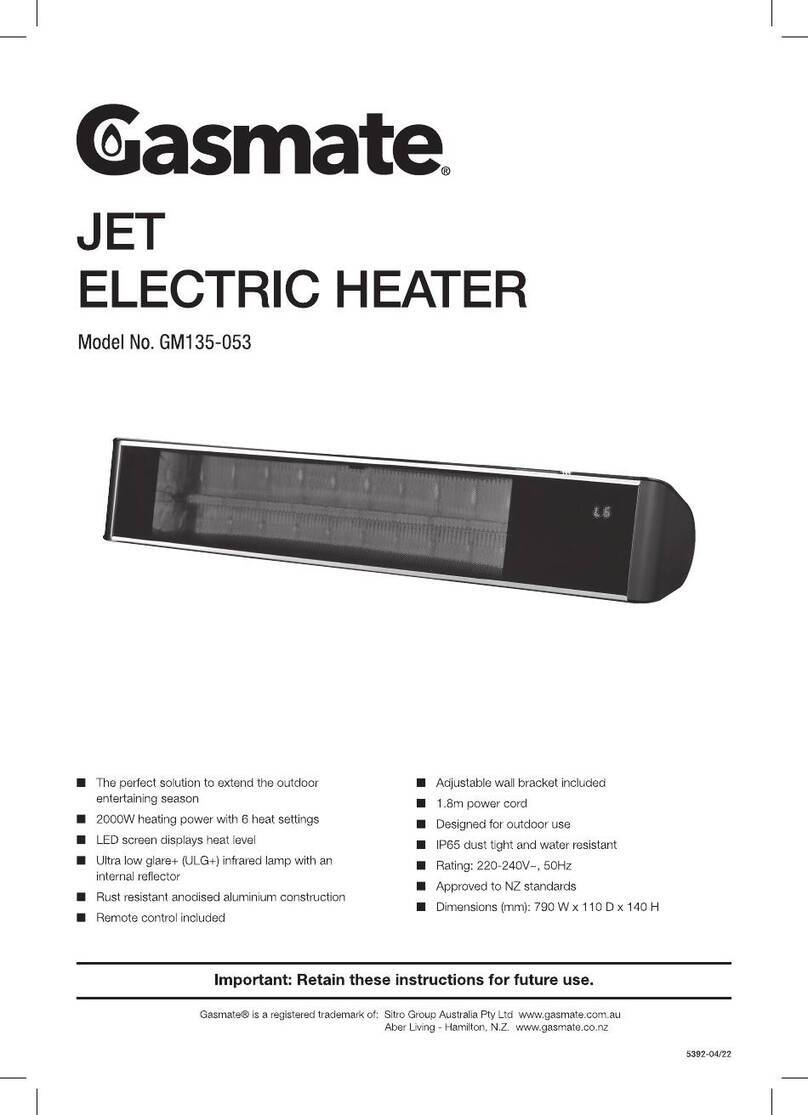 Sitro Group Gasmate GM135-053 instruction manual