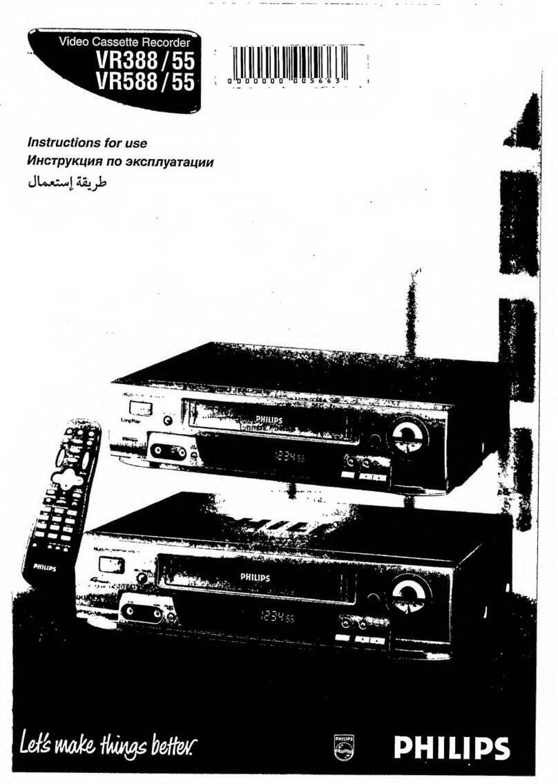 Philips VR388/55 User manual