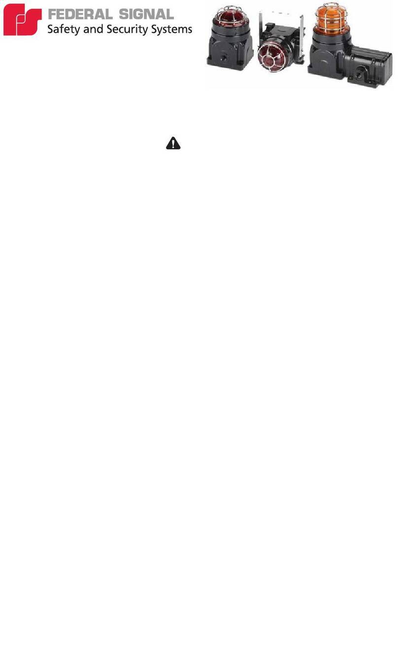 Federal Signal Corporation G-LED Series manual Federal Signal Corporation G-LED Series manual