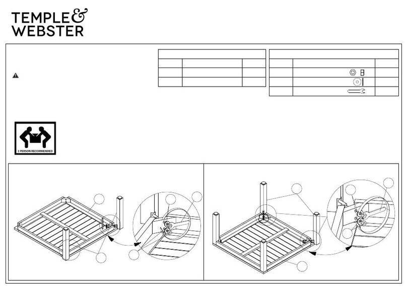 TEMPLE & WEBSTER GLCBCT80 Assembly instructions TEMPLE & WEBSTER GLCBCT80 Assembly instructions