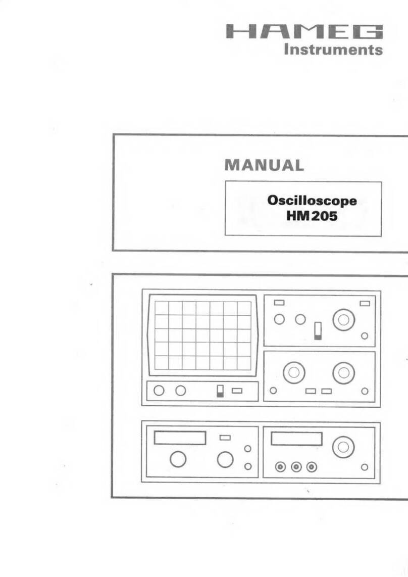 Hameg HM 205 manual