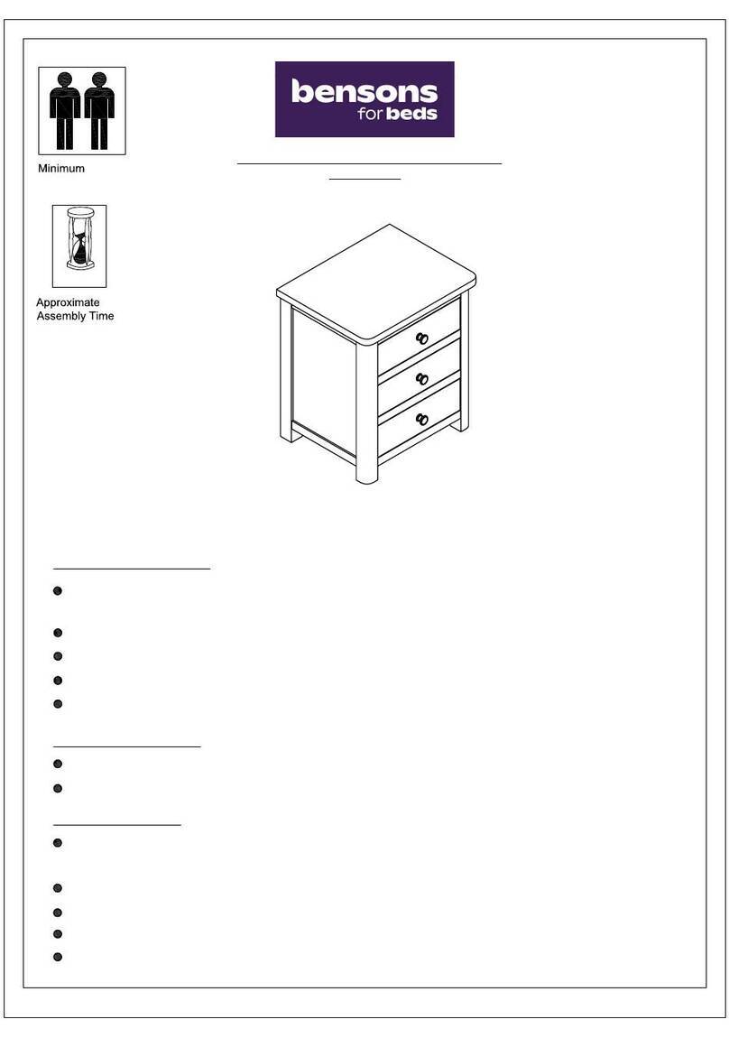 Bensons for Beds DELPHINE STK779204 Assembly instructions