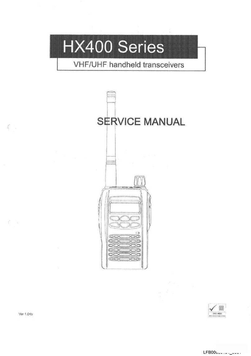 Standard Horizon HX400 User manual