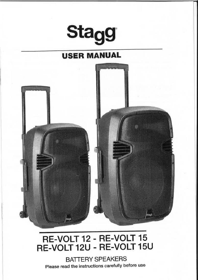 Stagg RE-VOLT 12 user manual