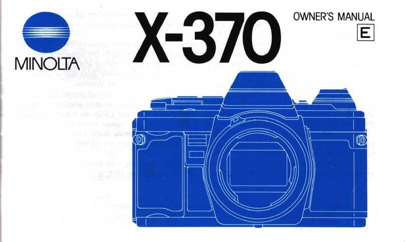 Minolta X-370 owner's manual
