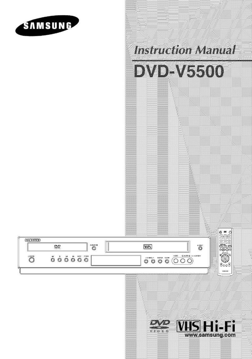 Samsung DVD-V5500 instruction manual