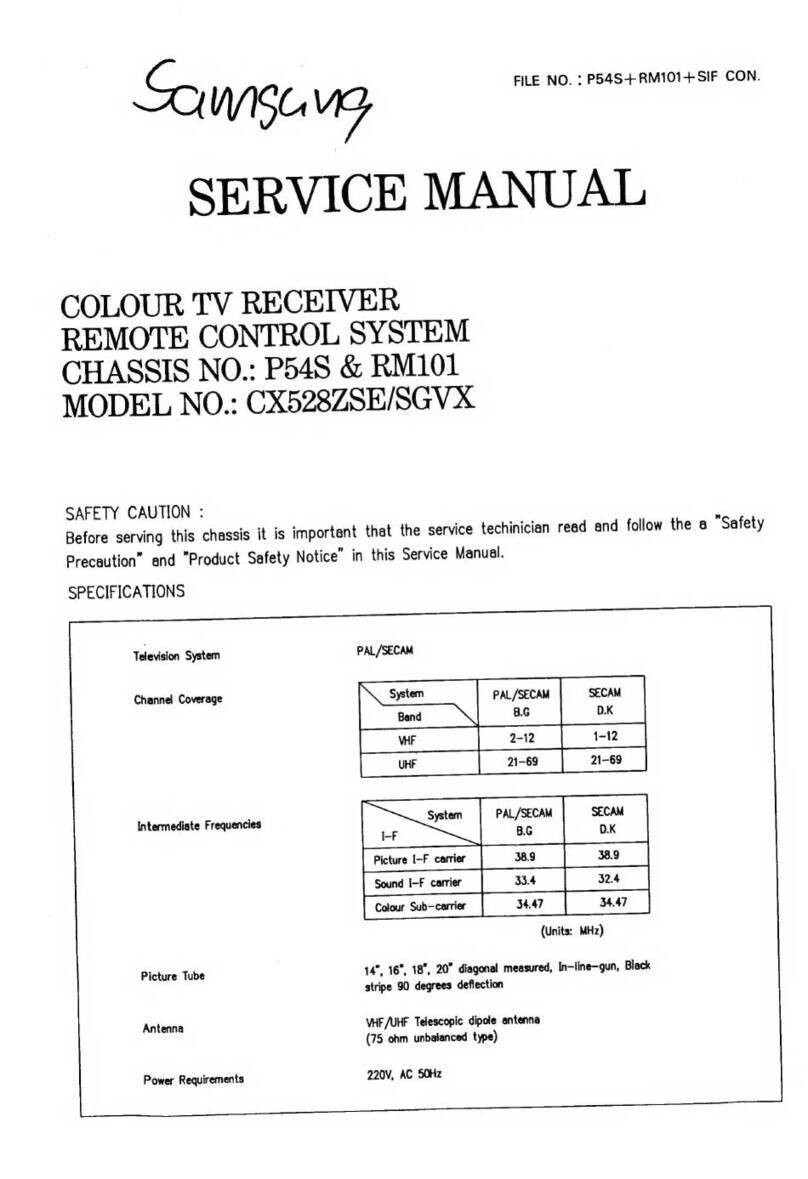 Samsung CX528ZSE Service manual