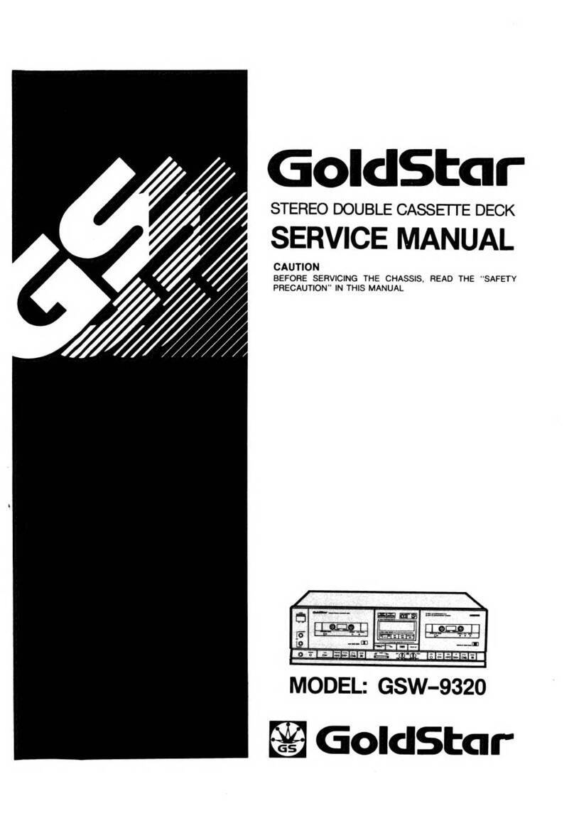 LG GoldStar GSW-9320 User manual
