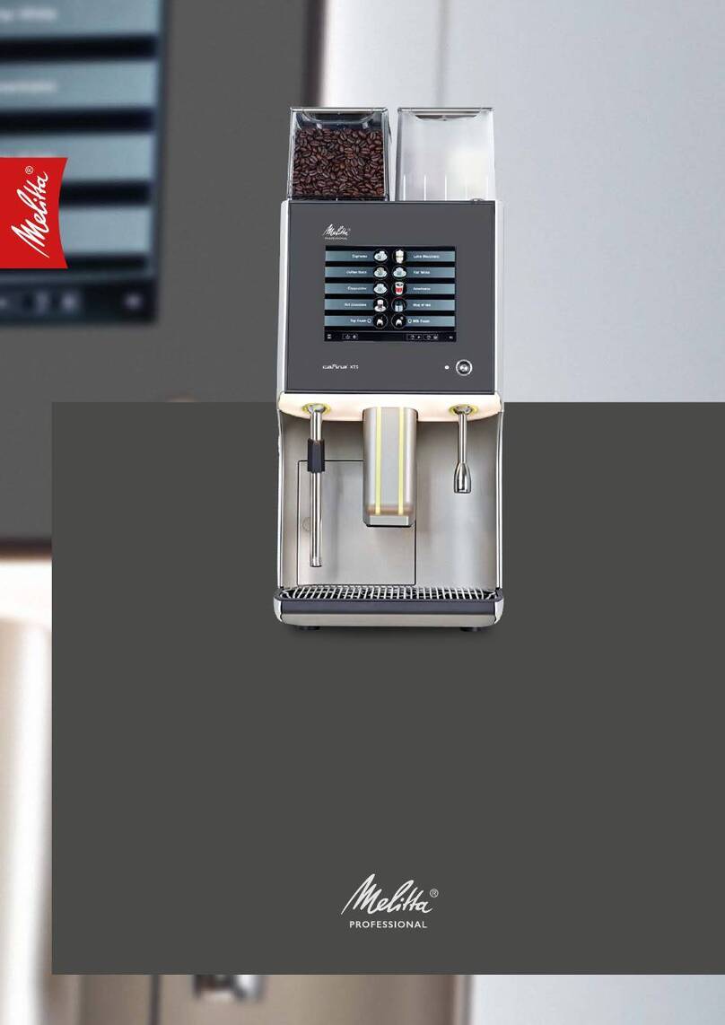 Melitta Cafina XT5 operating instructions